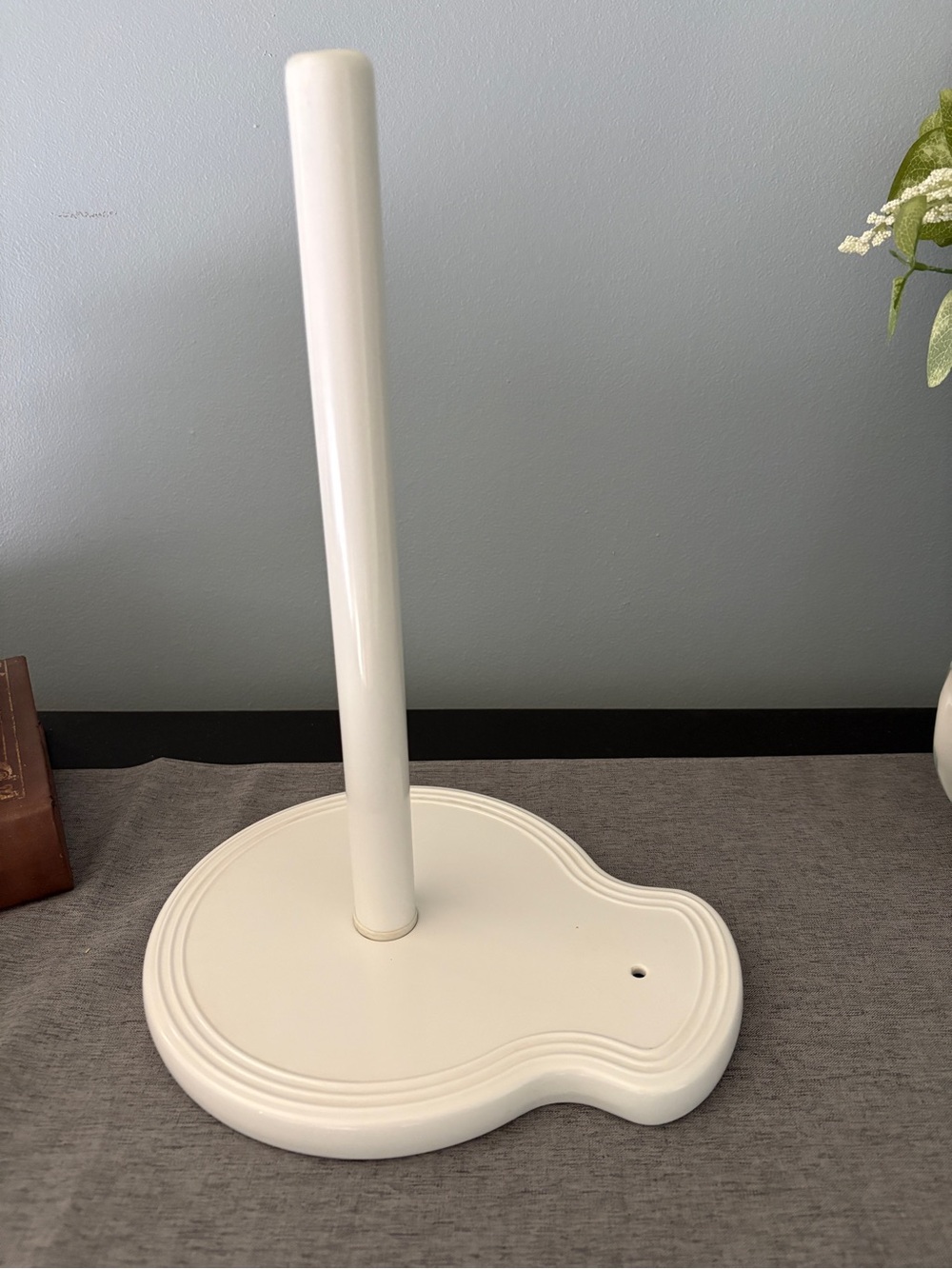 Nora Fleming White Paper Towel Holder